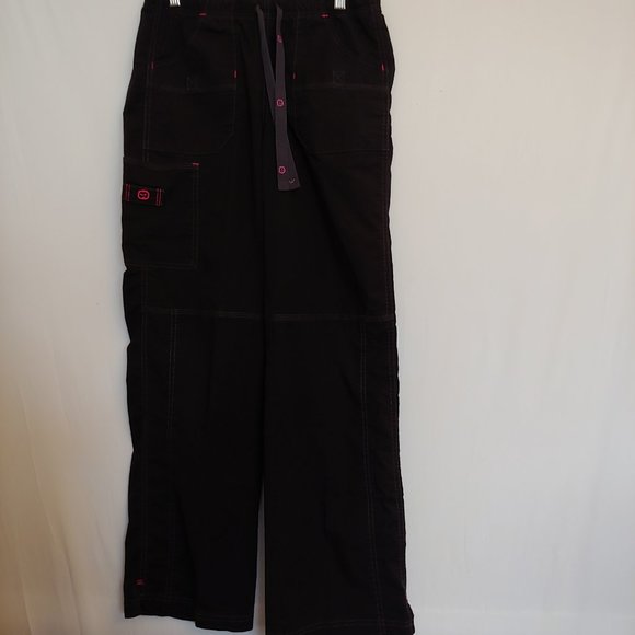 Spread Good Cheer Pants - Spread Good Cheer black scrub pants size Small